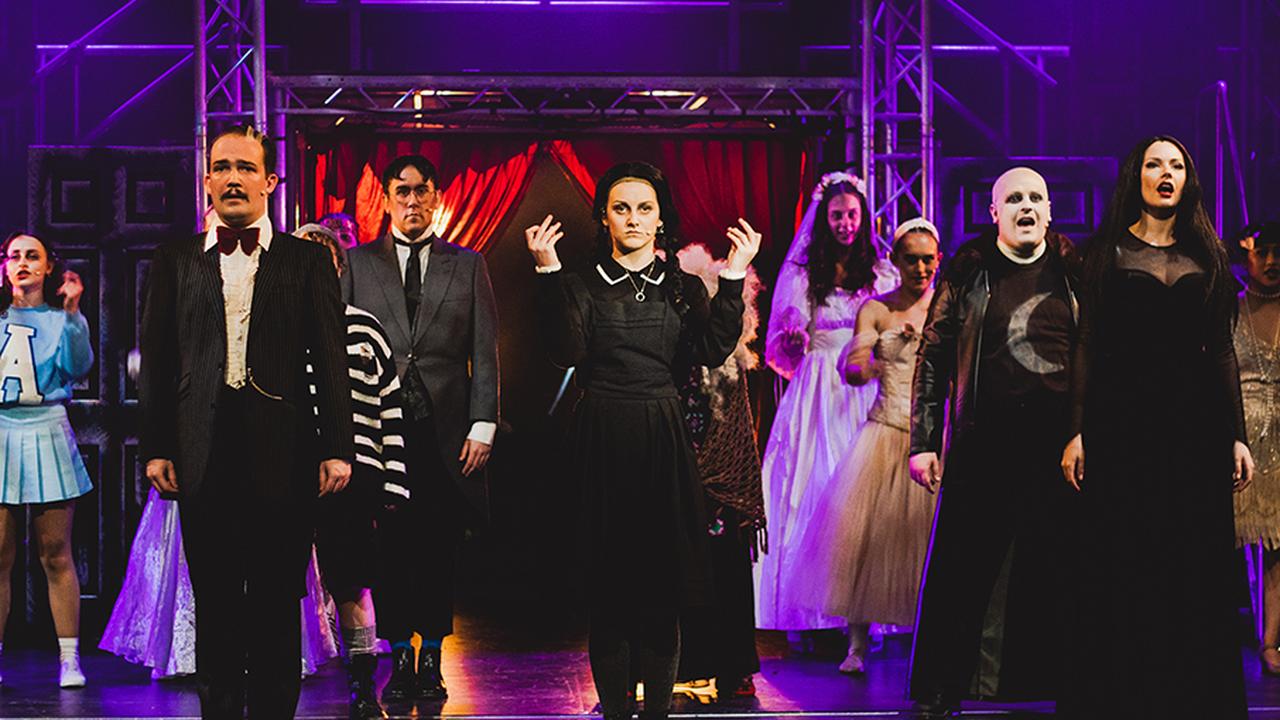 Photograph of students from UCEN Manchester’s Arden School of Theatre on stage.
